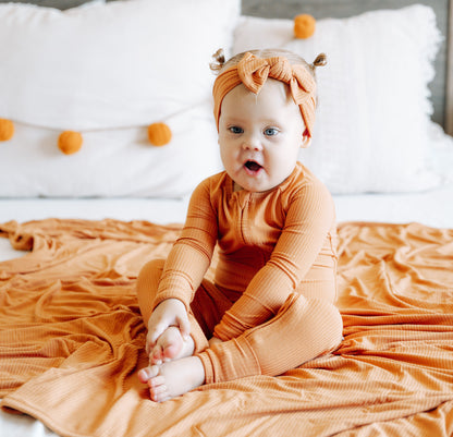 PUMPKIN RIB DREAM ROMPER