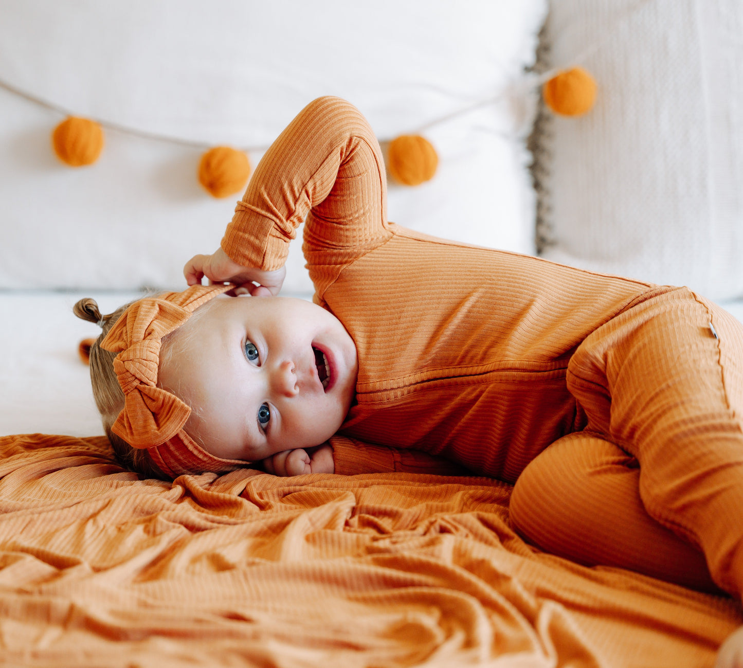 PUMPKIN RIB DREAM ROMPER