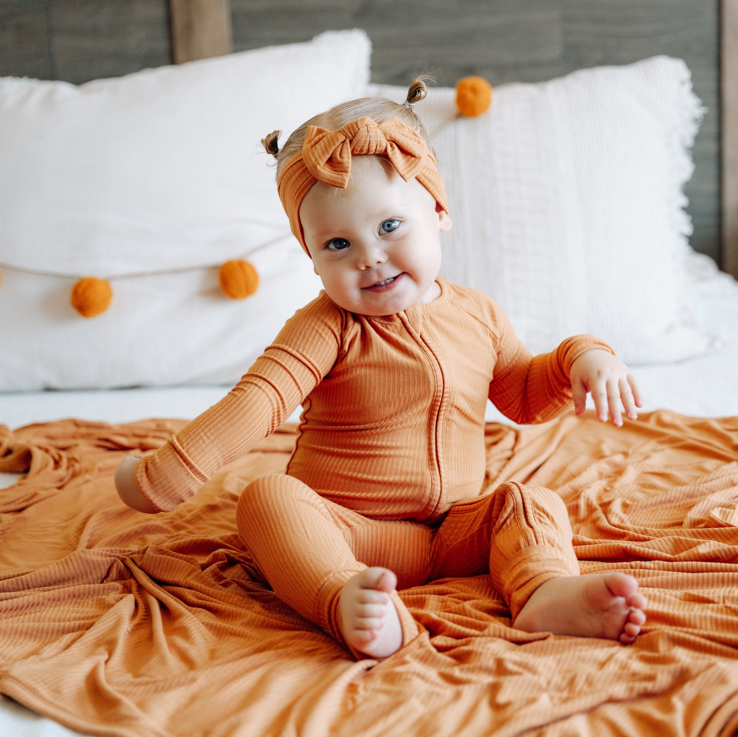 PUMPKIN RIB DREAM ROMPER