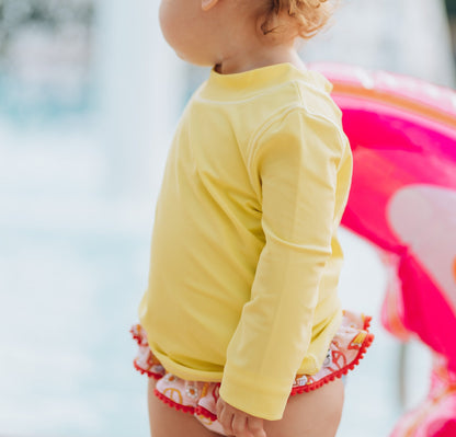 YELLOW DREAM RASH GUARD