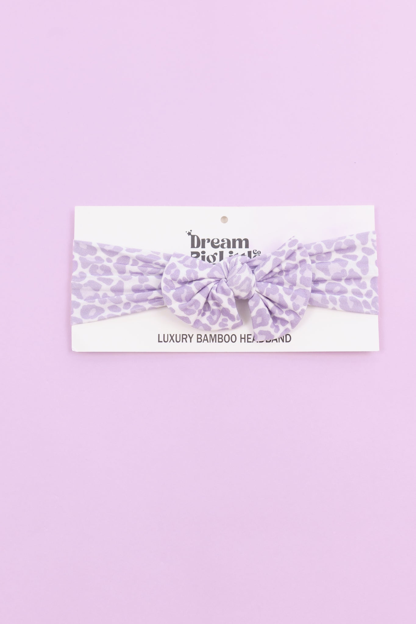 LAVENDER LEOPARD DREAM BOW