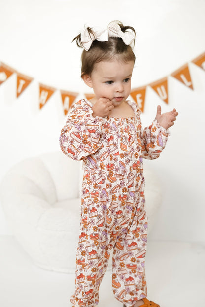 CUTE AS PIE DREAM SMOCKED JUMPSUIT