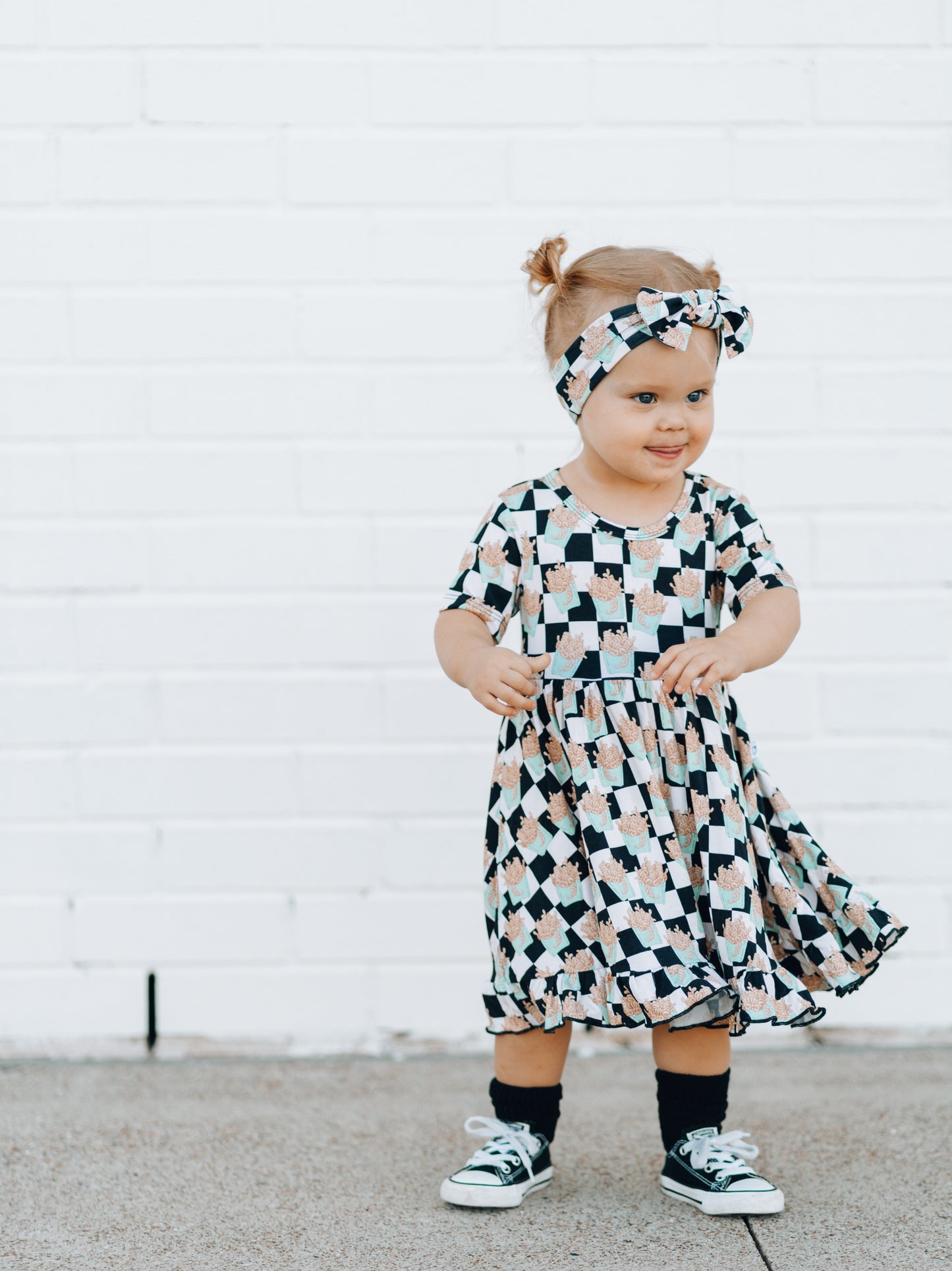 CURLY FRIES DREAM RUFFLE DRESS