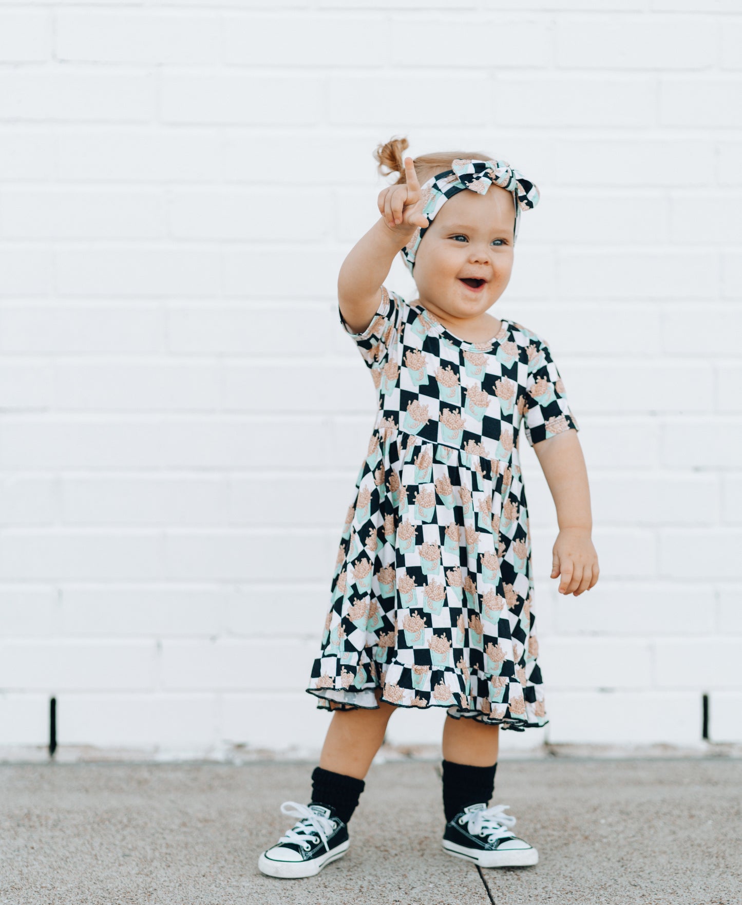 CURLY FRIES DREAM RUFFLE DRESS