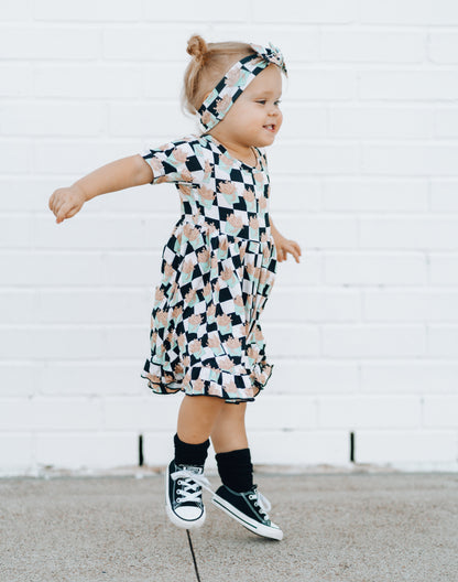 CURLY FRIES DREAM RUFFLE DRESS