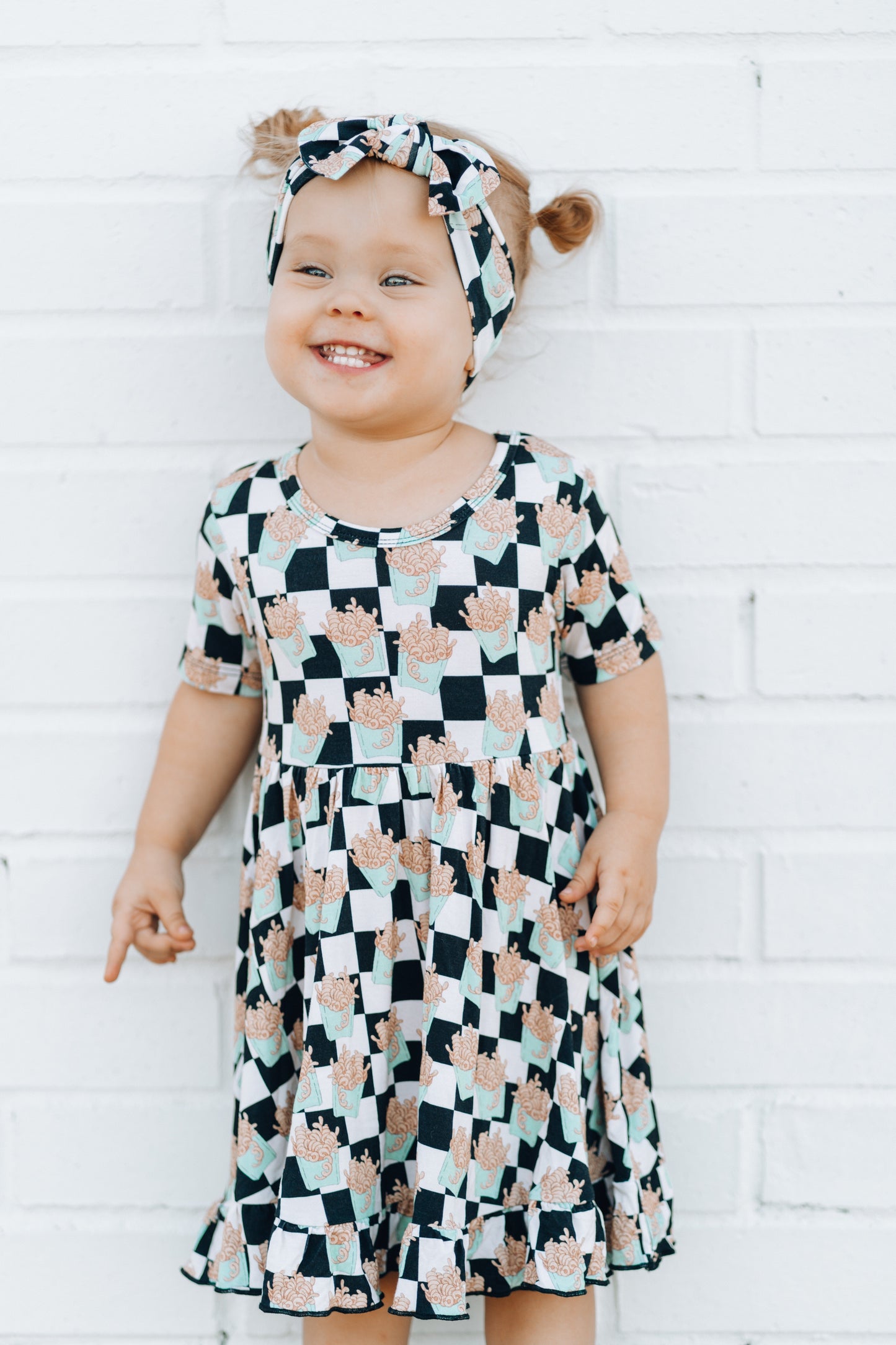 CURLY FRIES DREAM RUFFLE DRESS