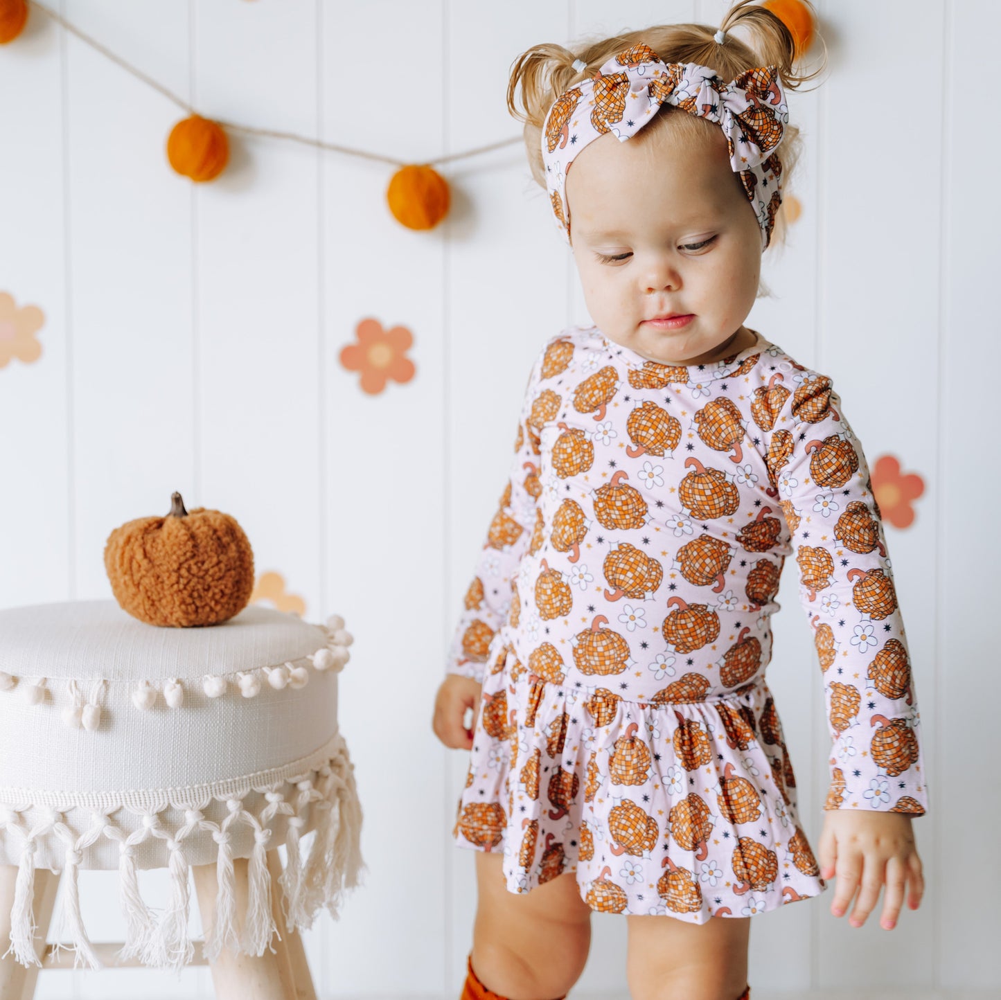 DISCO PUMPKIN DREAM BODYSUIT DRESS