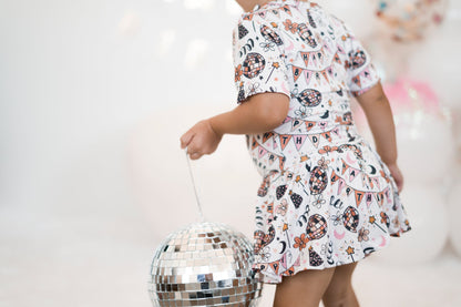 DISCO BIRTHDAY GIRL DREAM BODYSUIT DRESS