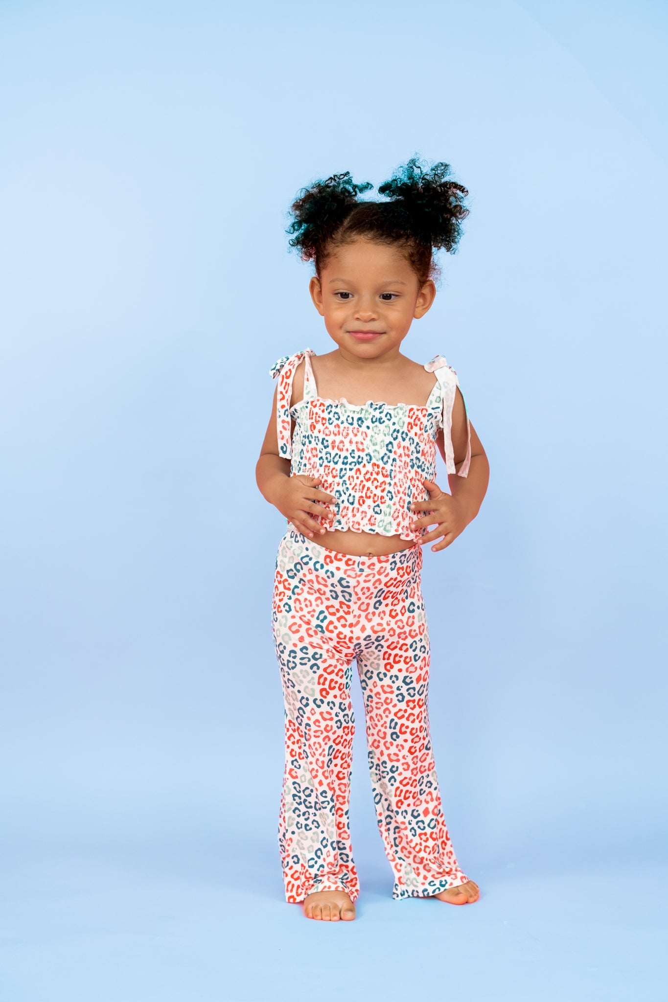 STAR SPANGLED & SASSY DREAM SMOCKED FLARE SET