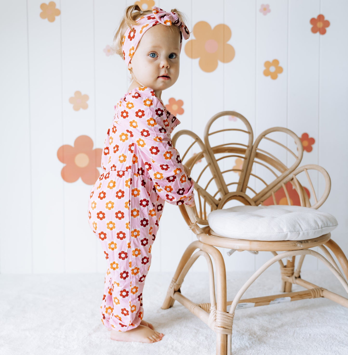 FALLIN' FOR DAISIES DREAM SMOCKED JUMPSUIT