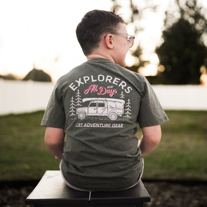 LIMITED EDITION THE EXPLORER SHORT SLEEVE TEE - SAGE