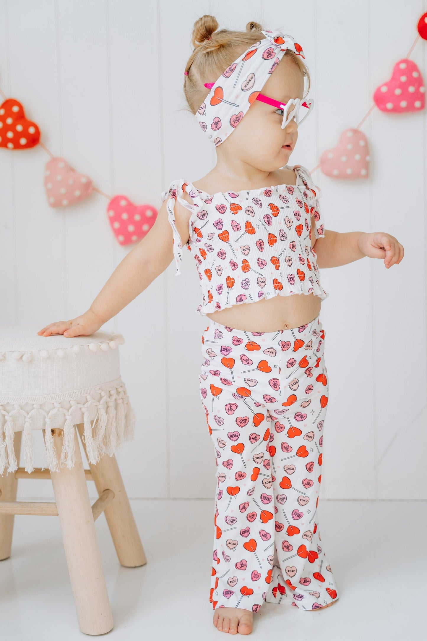 EXCLUSIVE BE MINE DREAM SMOCKED FLARE SET