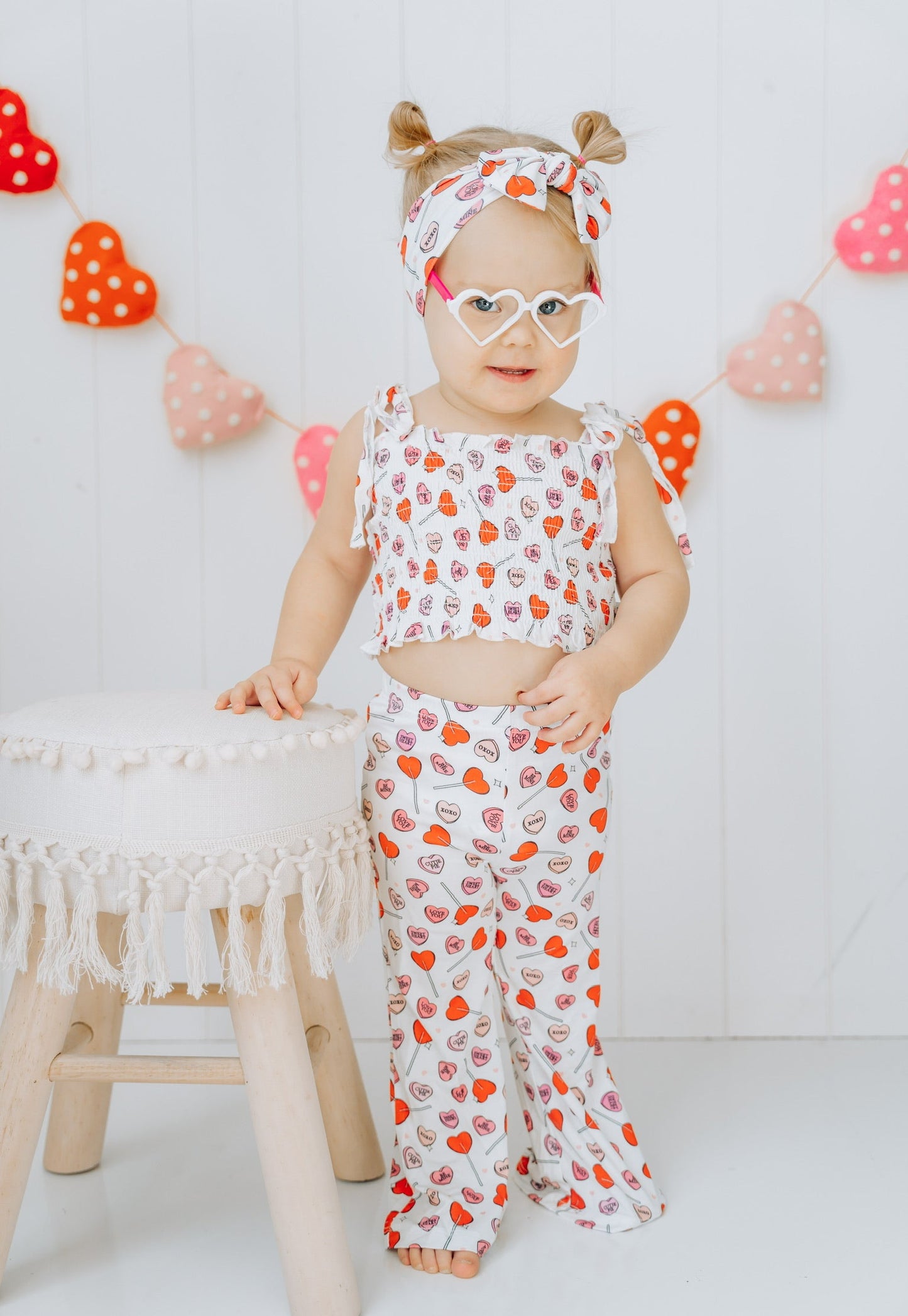 EXCLUSIVE BE MINE DREAM SMOCKED FLARE SET