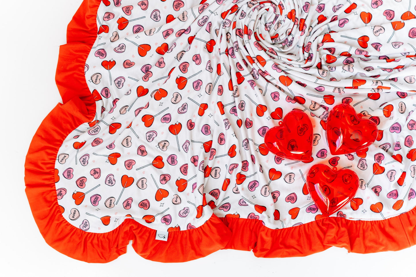 EXCLUSIVE BE MINE DREAM RUFFLE BLANKET