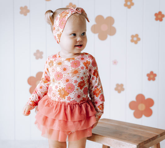 DAISY GARDEN DREAM TUTU BODYSUIT DRESS