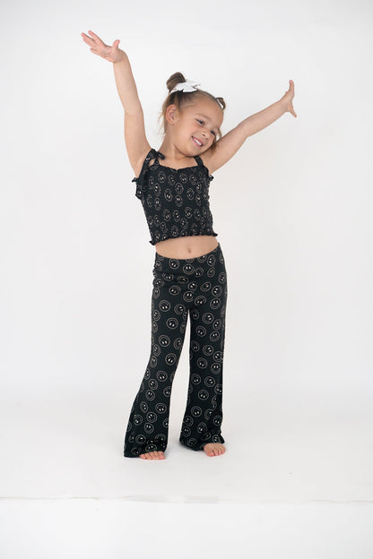 MIDNIGHT SMILES DREAM SMOCKED FLARE SET