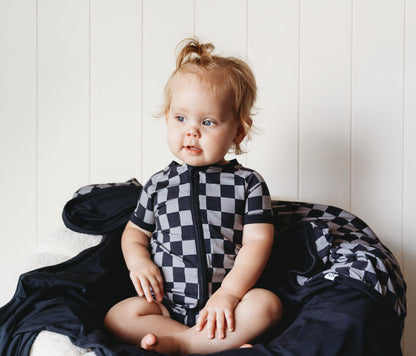 CHARCOAL CHECKERS DREAM SHORTIE