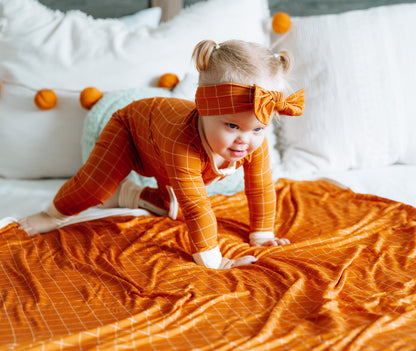 PUMPKIN GRID DREAM BOW