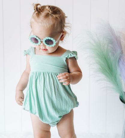 MINT RIB DREAM BUBBLE ROMPER