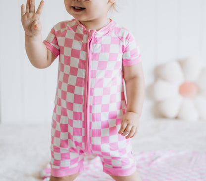 BUBBLEGUM CHECKERS DREAM SHORTIE