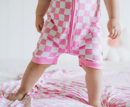 BUBBLEGUM CHECKERS DREAM SHORTIE