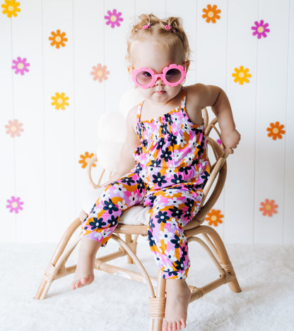 GROOVY DAISIEZZZ DREAM SMOCKED JUMPSUIT