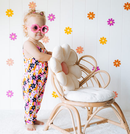 GROOVY DAISIEZZZ DREAM SMOCKED JUMPSUIT