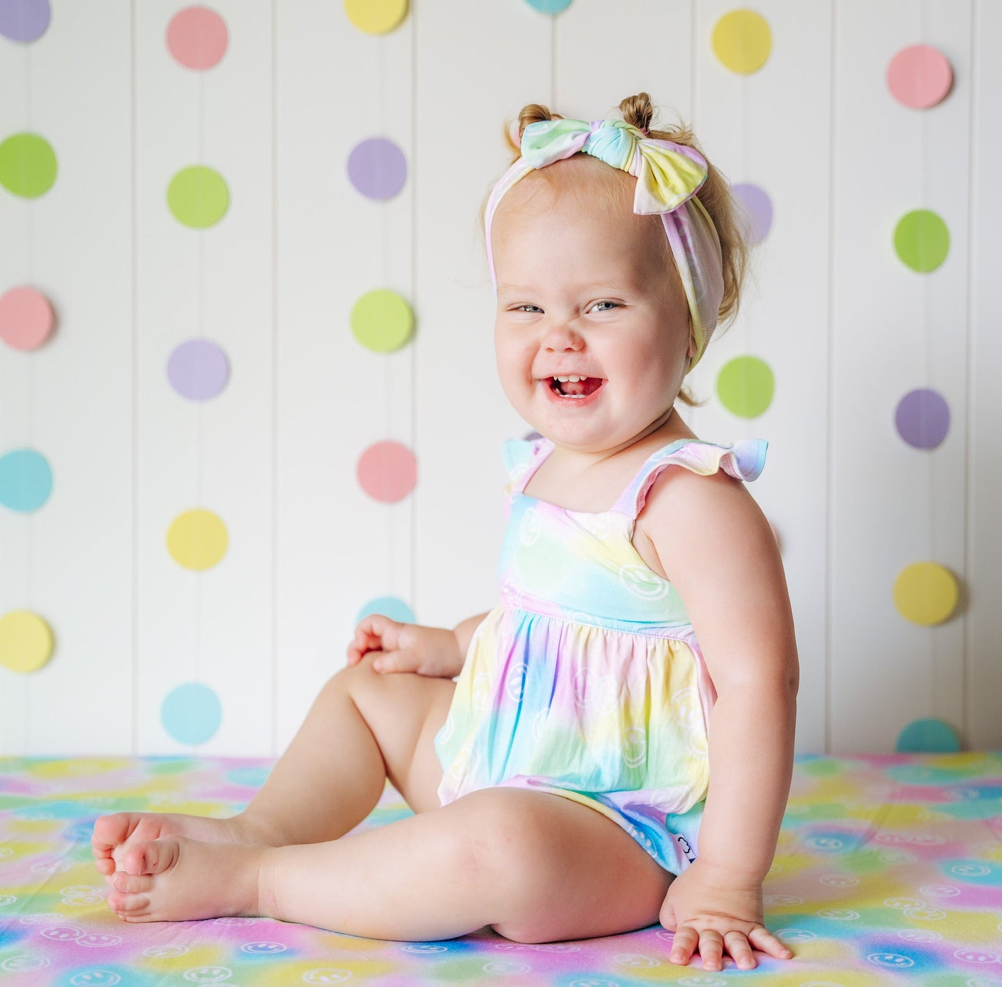 DREAMY SMILEY DREAM BUBBLE ROMPER