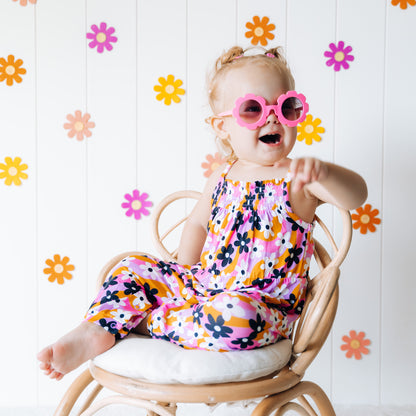 GROOVY DAISIEZZZ DREAM SMOCKED JUMPSUIT