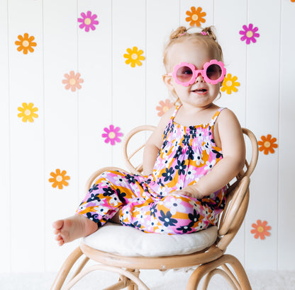 GROOVY DAISIEZZZ DREAM SMOCKED JUMPSUIT