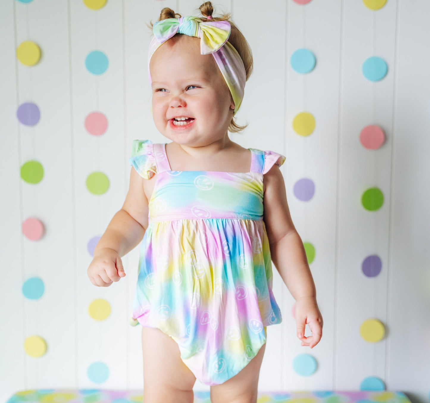 DREAMY SMILEY DREAM BUBBLE ROMPER