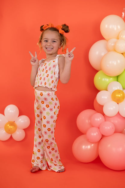 FEELIN' FLOWERFUL DREAM SMOCKED FLARE SET