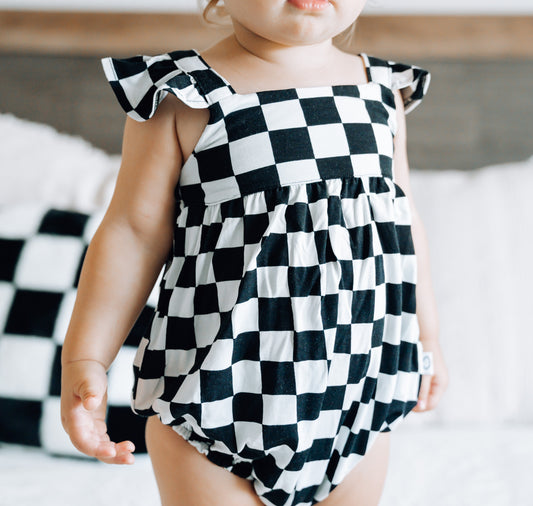 OREO CHECKERS DREAM BUBBLE ROMPER