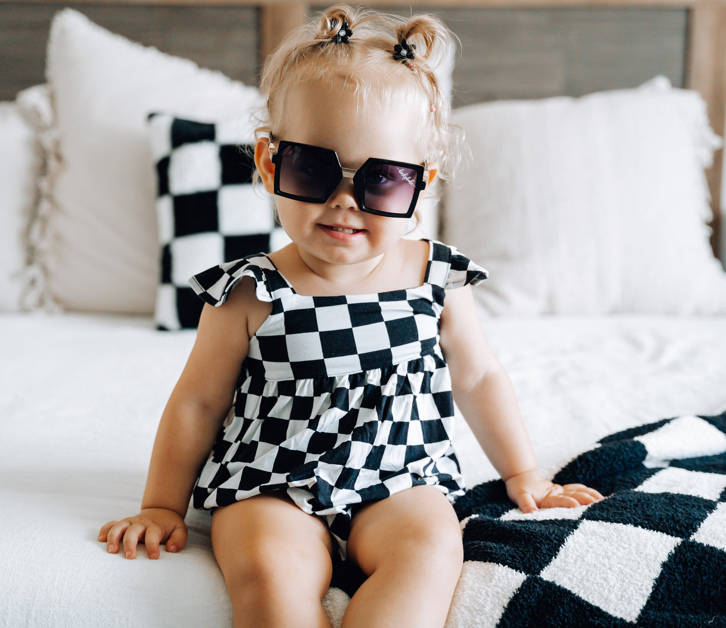 OREO CHECKERS DREAM BUBBLE ROMPER