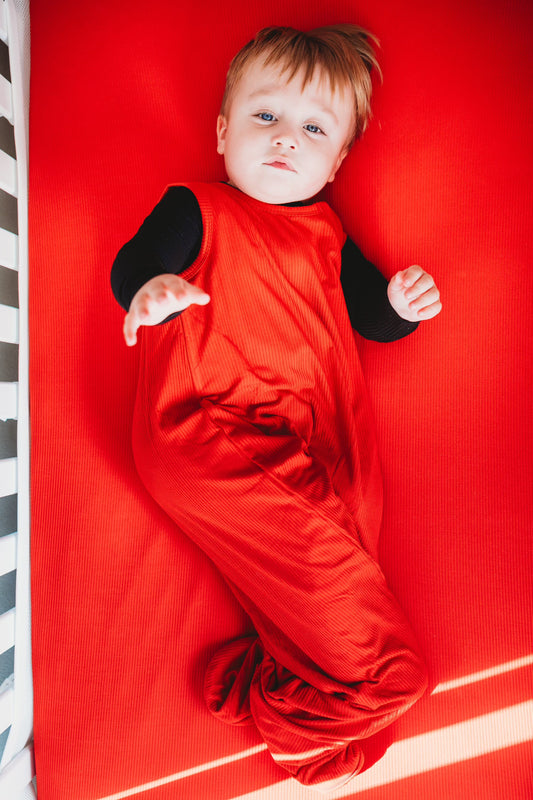 RED RIB DREAM SLEEP SACK