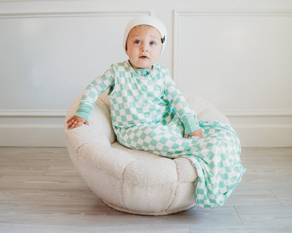 MINT CHECKERS DREAM SLEEP SACK