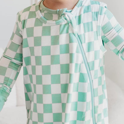 MINT CHECKERS DREAM SLEEP SACK