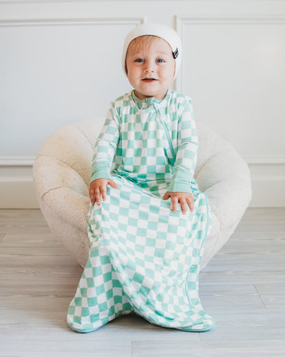 MINT CHECKERS DREAM SLEEP SACK