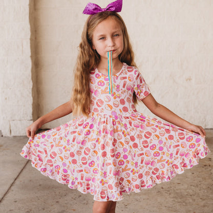 SWEET TREATS DREAM RUFFLE DRESS