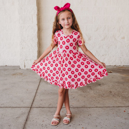 DONUT GROW UP DREAM RUFFLE DRESS