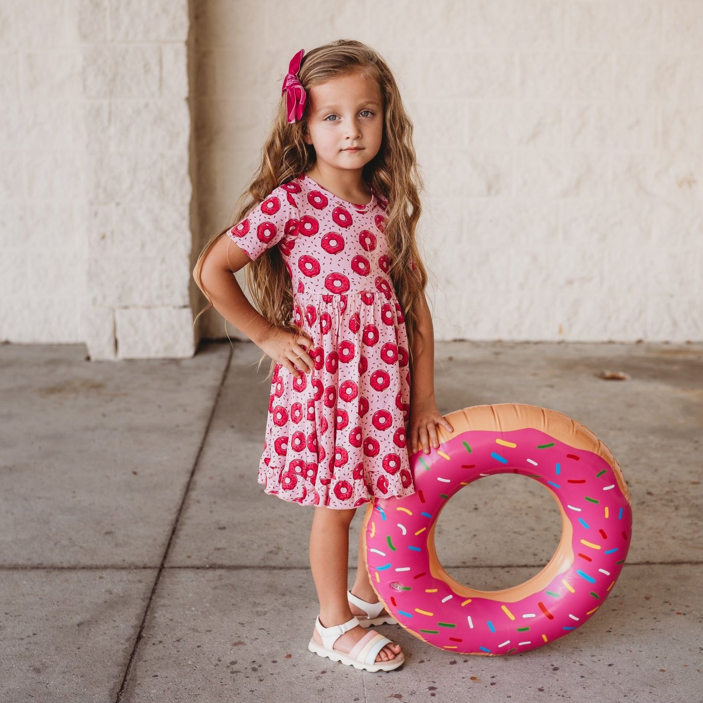 DONUT GROW UP DREAM RUFFLE DRESS