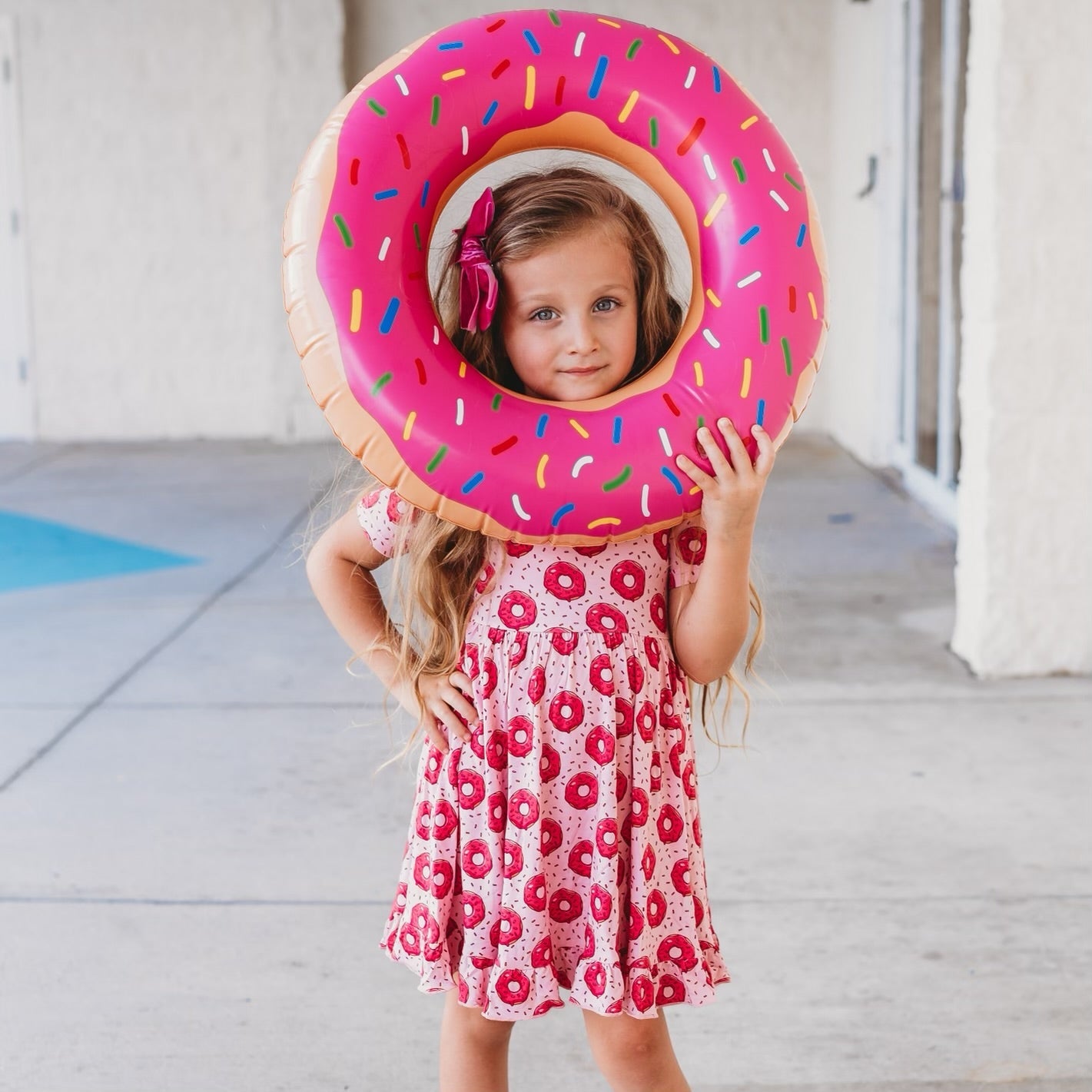 DONUT GROW UP DREAM RUFFLE DRESS