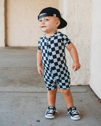 MIDNIGHT CHECKERS DREAM SHORTIE