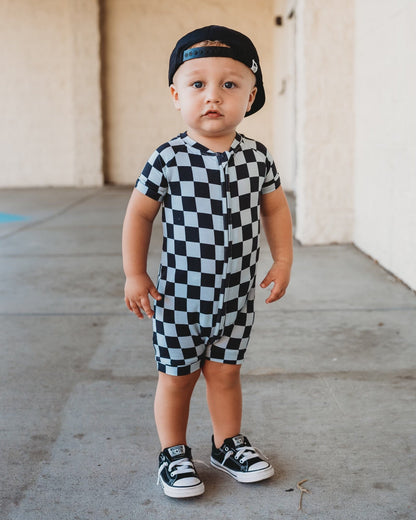 MIDNIGHT CHECKERS DREAM SHORTIE