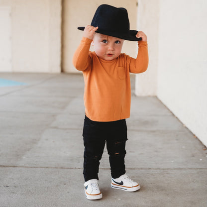 PUMPKIN RIB DREAM POCKET TEE