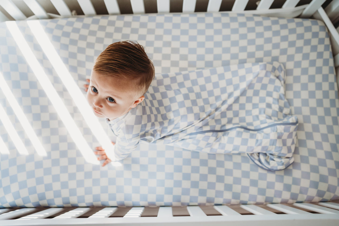 CLOUDY CHECKERS DREAM SLEEP SACK