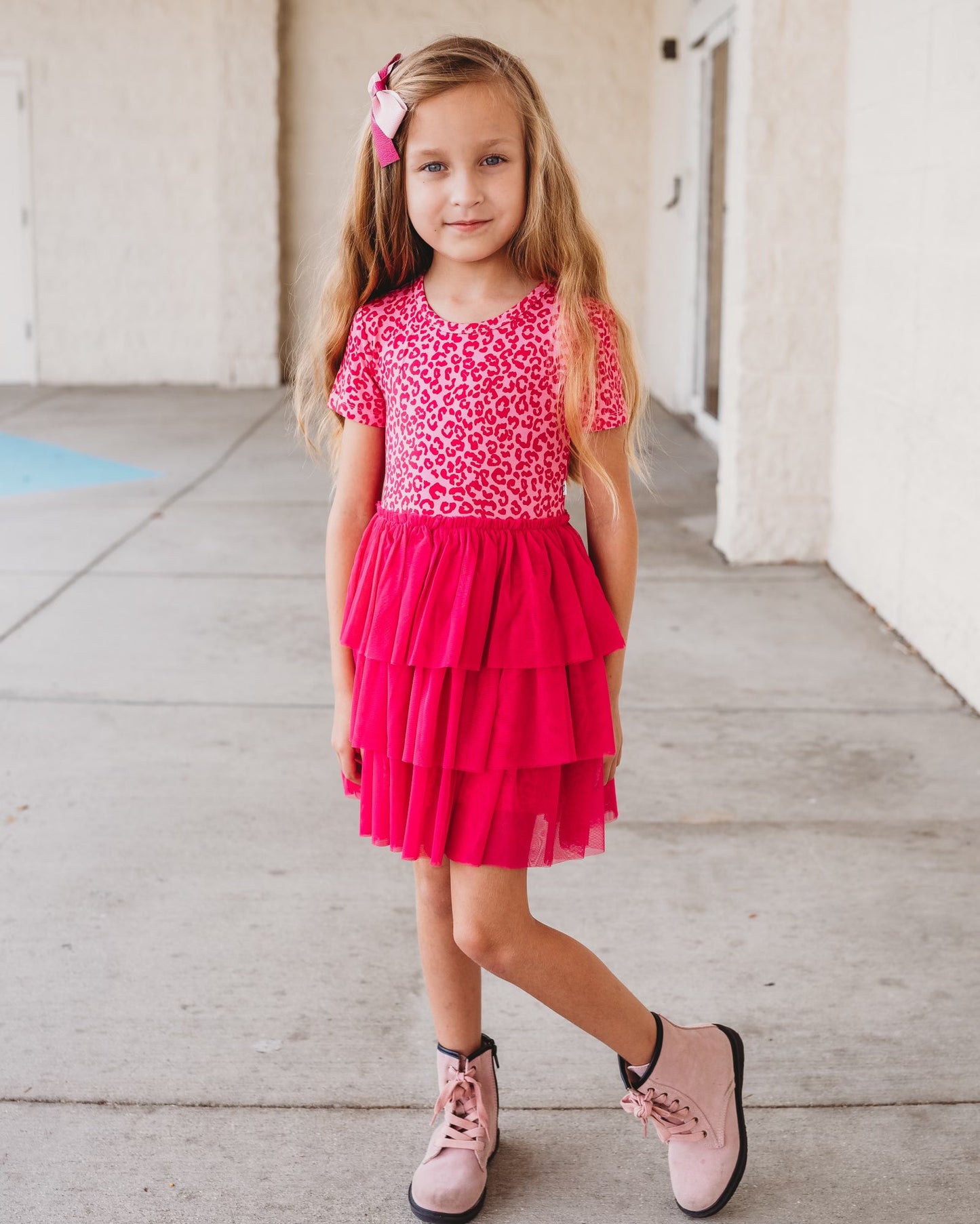 LOVE LEOPARD DREAM TUTU DRESS