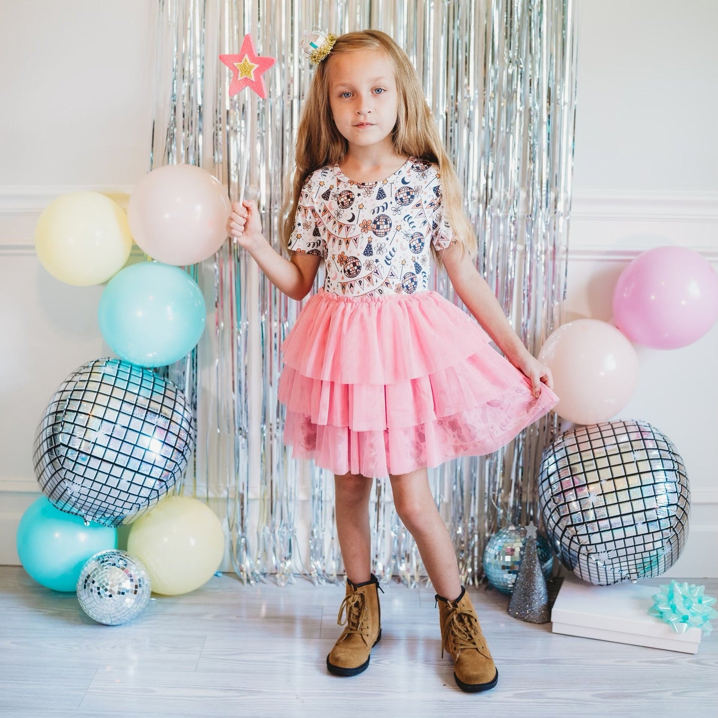 DISCO BIRTHDAY GIRL DREAM TUTU DRESS