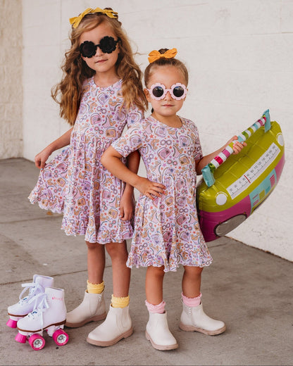 LET THE GOOD TIMES ROLL DREAM RUFFLE DRESS DBLC X LOLO WEBB