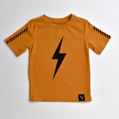 LIMITED EDITION SPARK SHORT SLEEVE RACER TEE - RUST